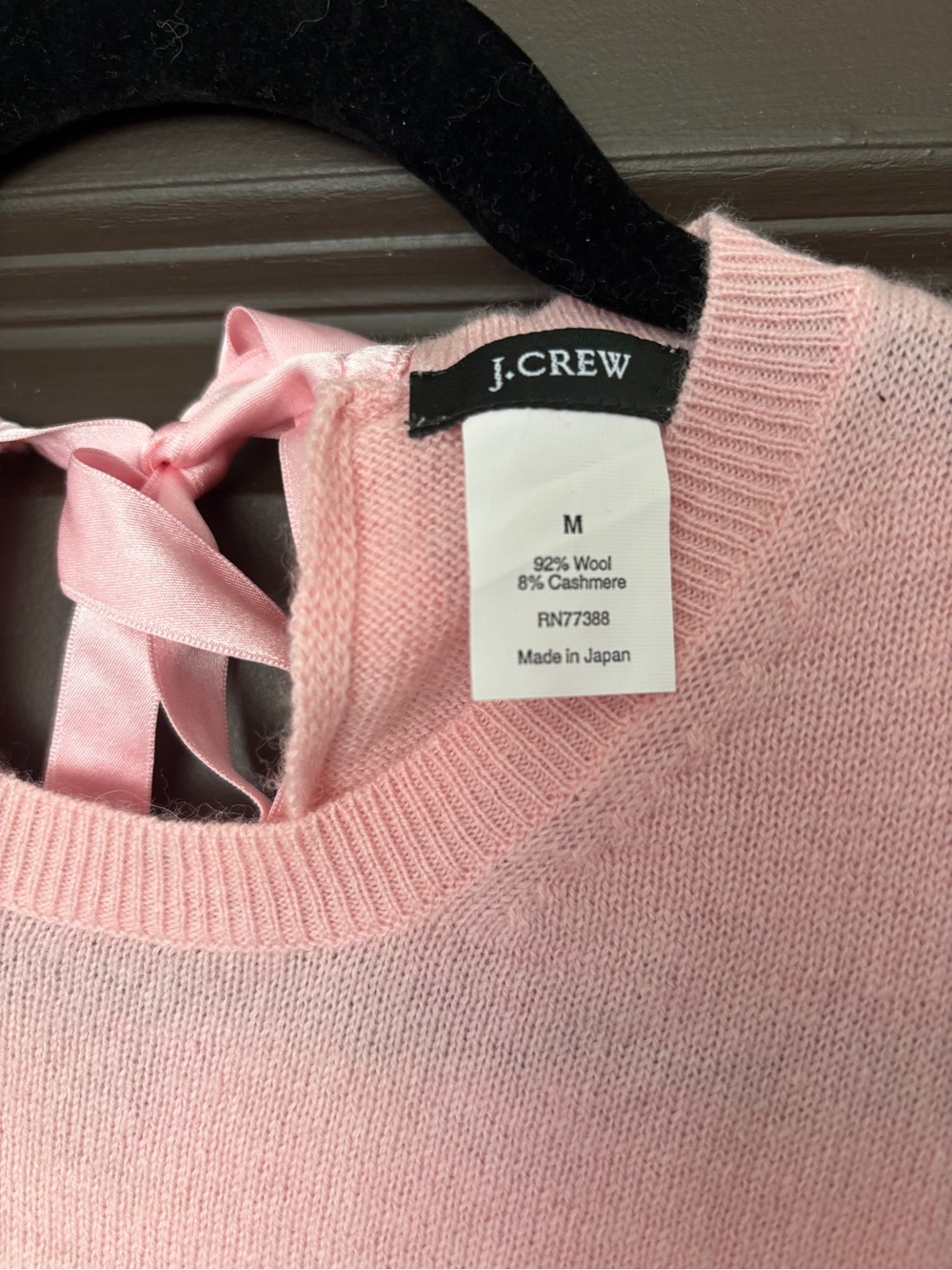 J Crew Pale Pink Sleeveless Lightweight Sweater Medium - Picture 5 of 6